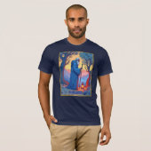 T-shirt Illustration de la carte Tarot, L'ermite (Devant entier)