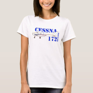 T-shirt Illustration de la conception de l'avion Cessna 17