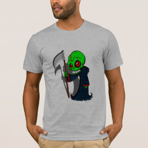 T-shirt Illustration de la faucheuse souriante Déplaisant