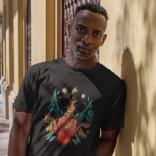 T-shirt Illustration de la femme spirituelle