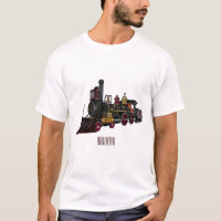 Illustration de la locomotive à vapeur