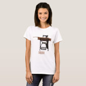 T-shirt Illustration de la machine à coudre (Devant entier)