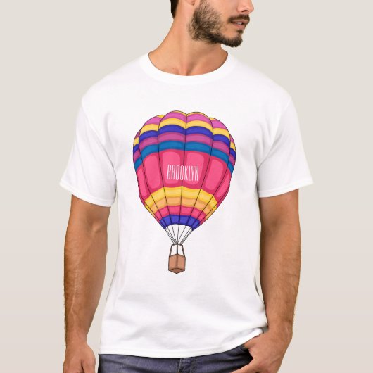 T-shirt Illustration de la montgolfière (Devant)