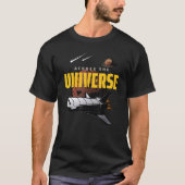 T-shirt Illustration de la navette spatiale de l'univers c (Devant)