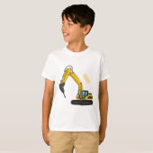 T-shirt Illustration de la pelle de rupture (Devant entier)