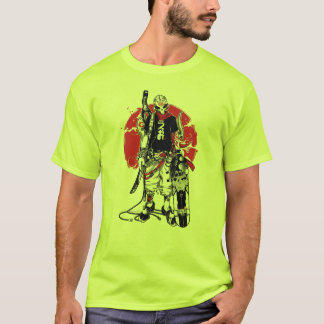 T-shirt Illustration de la personne avec skateboard