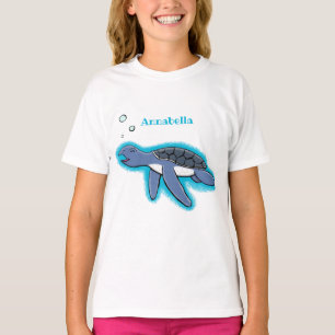 T-shirt Illustration de la petite tortue de mer