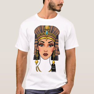 T-shirt Illustration de la reine égyptienne Cleopatra