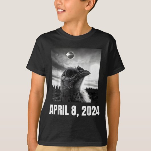 T-shirt Illustration de la totalité de l'éclipse solaire d (Devant)