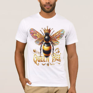 T-shirt Illustration de l'abeille royale majestueuse avec 
