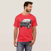 T-shirt Illustration de Lada Niva (Devant entier)