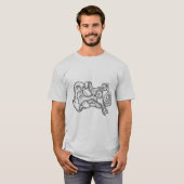 T-shirt Illustration de l'anatomie de l'oreille humaine de (Devant entier)
