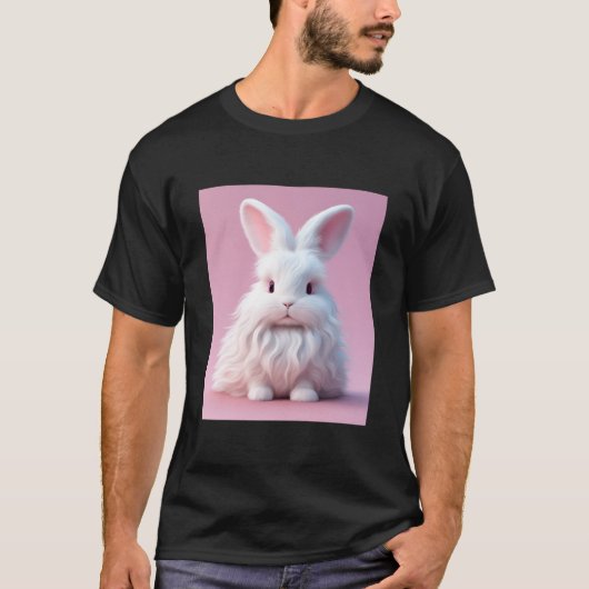 T-shirt Illustration de lapin adorable (Devant)
