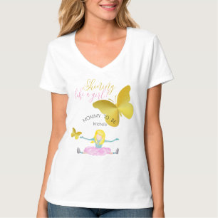 T-shirt Illustration De L'Aquarelle De Fille