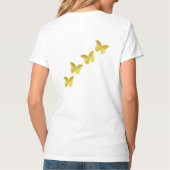 T-shirt Illustration De L'Aquarelle De Fille (Dos)