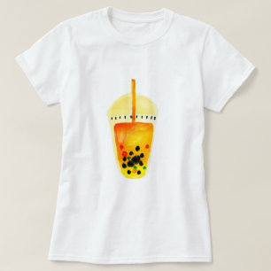 T-shirt Illustration de l'art du thé Boba Bubble