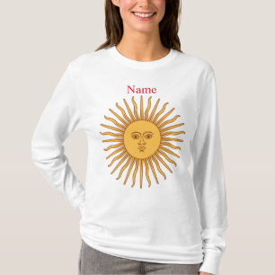 T-shirt Illustration de l'art face soleil Thunder_Cove