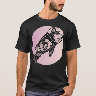 T-shirt Illustration de l'astronaute Corgi