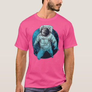 T-shirt Illustration de l'astronaute spatial cool