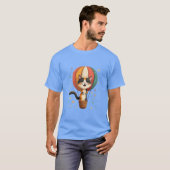T-shirt Illustration de l'aventure de Calico Cat (Devant entier)