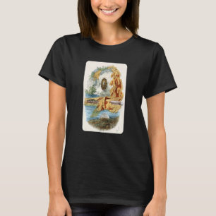 T-shirt Illustration de l'escargot du volcan vintage