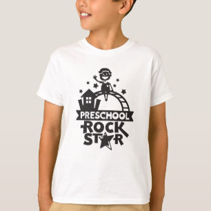 T-shirt Illustration de l'étoile rock préscolaire pour enf