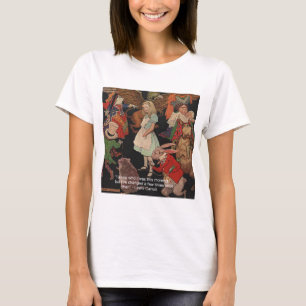 T-shirt Illustration de Lewis Carroll & Citation sur le Ch