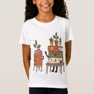 T-Shirt Illustration de livre "Parent de plante étudiant"