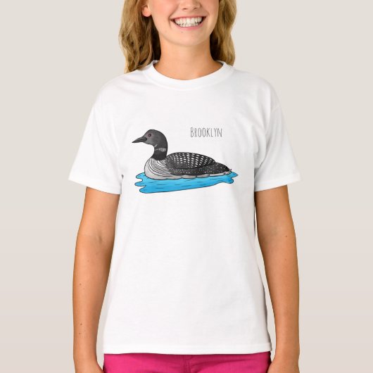 T-shirt Illustration de Loon bird (Devant)