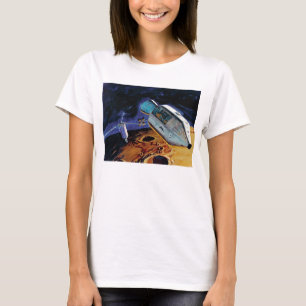 T-shirt Illustration de l'orbite lunaire du sous-satellite