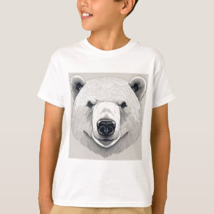 T-shirt Illustration de l'ours polaire