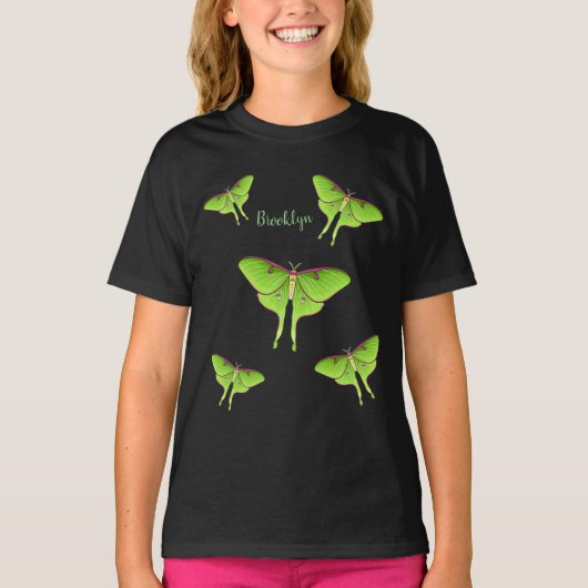 T-shirt Illustration de Luna Moth (Devant)