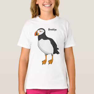 T-shirt Illustration de macareux de l'Atlantique