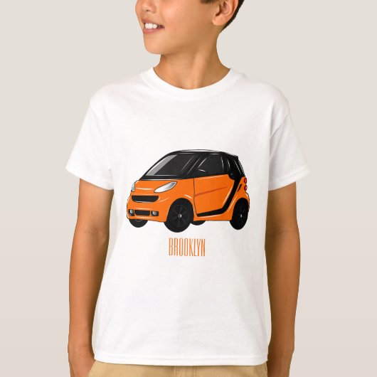 T-shirt Illustration de micro-voiture (Devant)