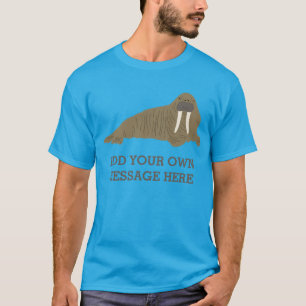 T-shirt Illustration de morse de style réaliste Graphique