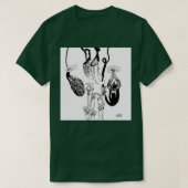 T-shirt Illustration de Nepenthes et Sarracénie (Design devant)