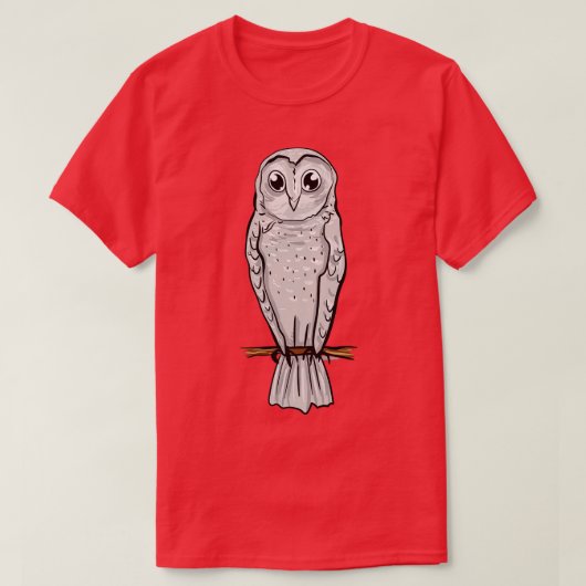T-shirt Illustration de Owl (Design devant)