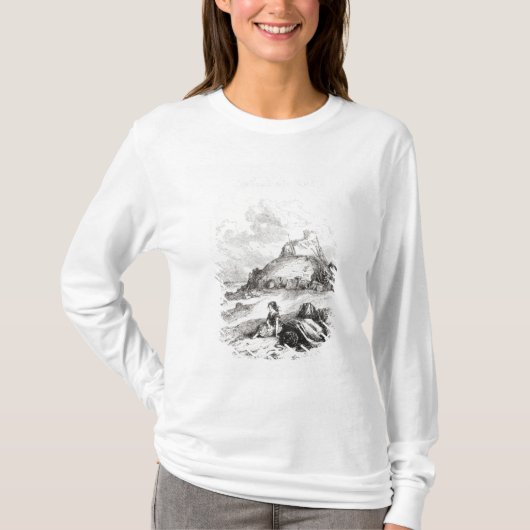T-shirt Illustration de page titre de 'David (Devant)