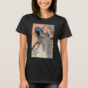 T-shirt Illustration de paon japonaise Ukiyo e Koson oisea