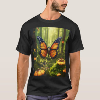 T-shirt Illustration de papillon Lifelike