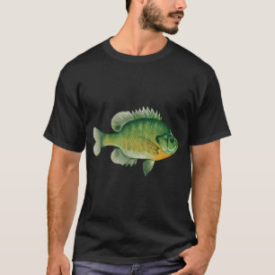 T-shirt Illustration de pêche au Bluegill Breme Poisson d'