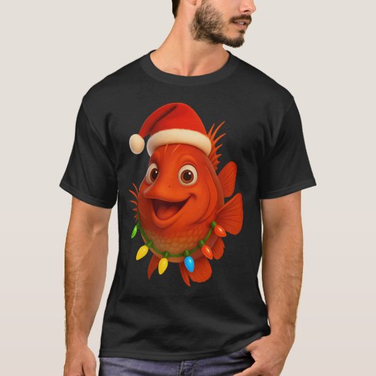 T-shirt illustration de pêche design premium (Devant)