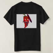 T-shirt Illustration de piment fort épicé (Design dos)