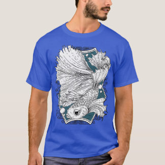 T-shirt Illustration de poisson bêta