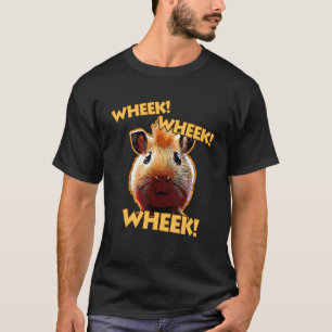 T-shirt Illustration de porc mignon et guinéen pour Cavy