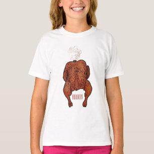 T-shirt Illustration de poulet rôti
