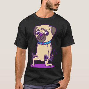 T-shirt Illustration de pug