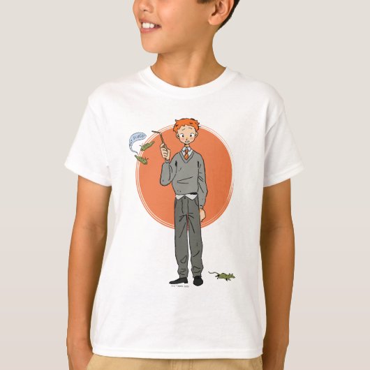 T-shirt Illustration de Ron Weasley "Eat Slugs" (Devant)