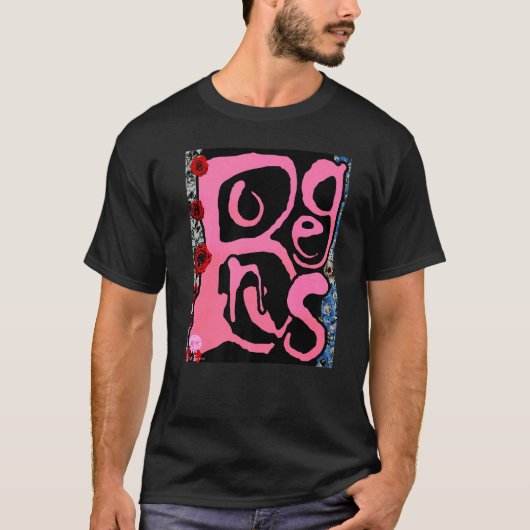 T-shirt Illustration de script excentrique Kooky Bong Bone (Devant)