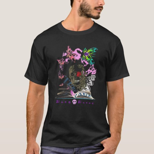 T-shirt Illustration de script excentrique Kooky Bong Bone (Devant)